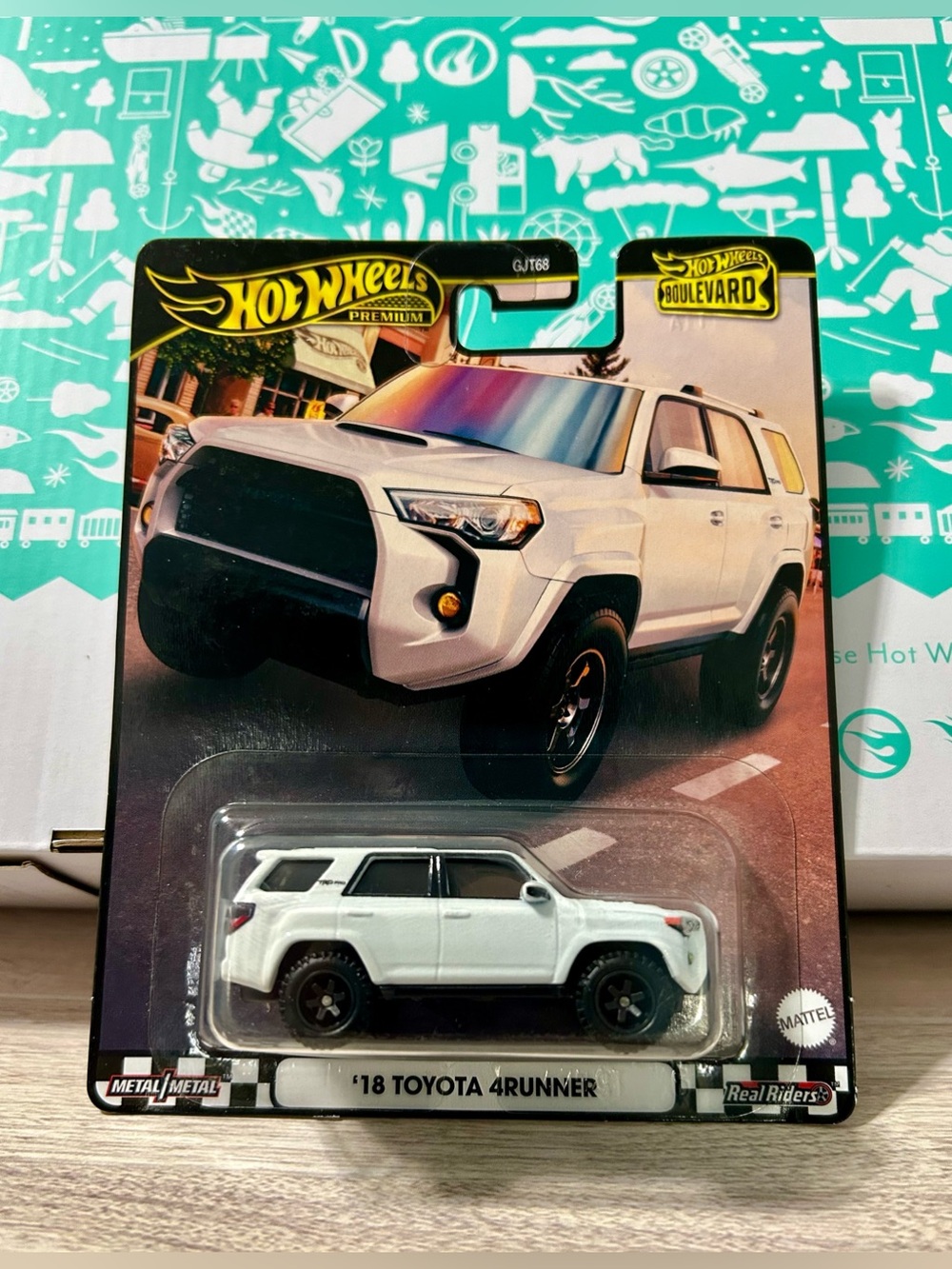 Hot Wheels TRD Pro White 2018 Toyota 4Runner